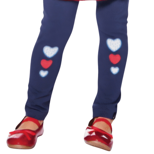 Legging marine tartes aux pommes H20I60