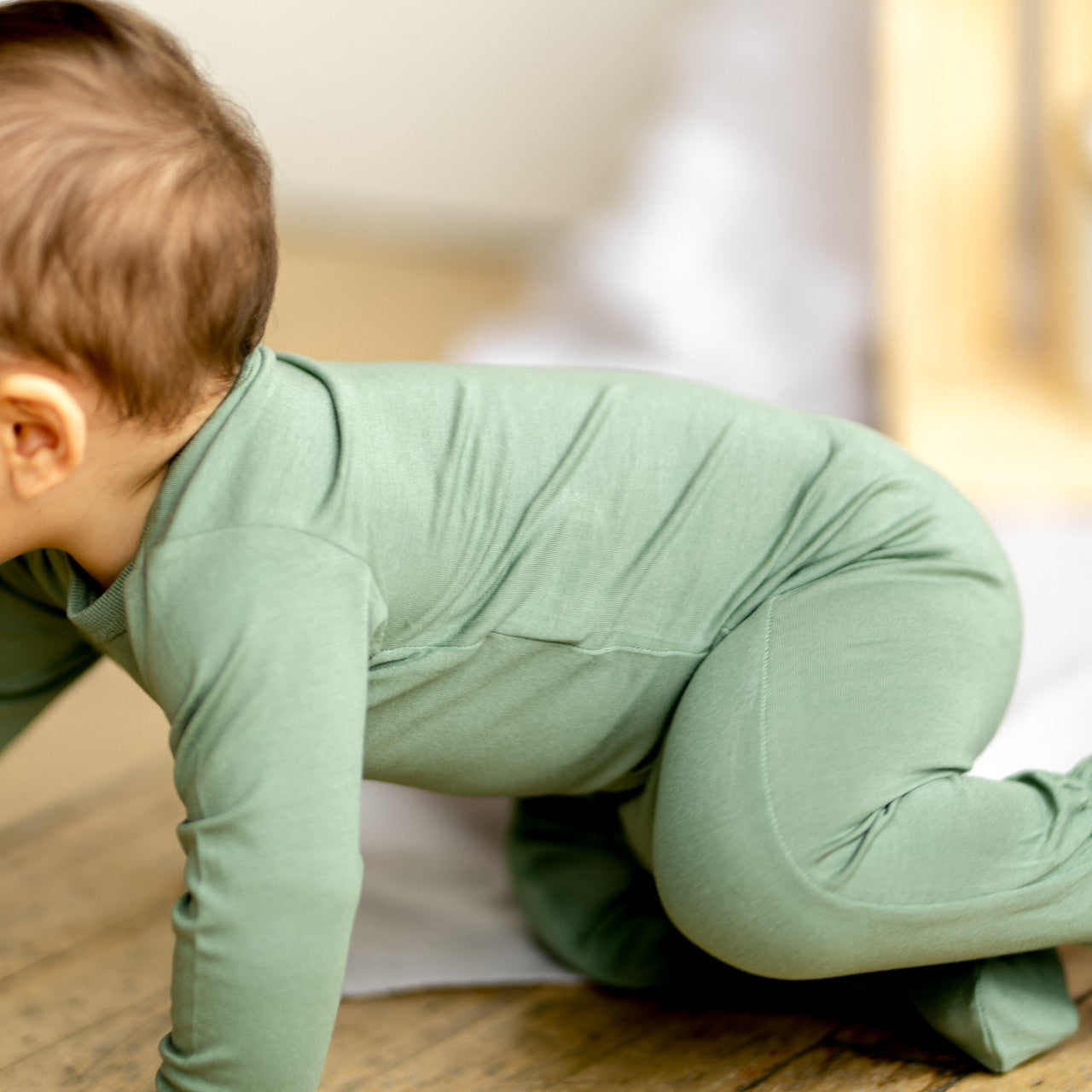 Boutique Petites Fleurs - Pyjama Coccoli pour bébé Sauge