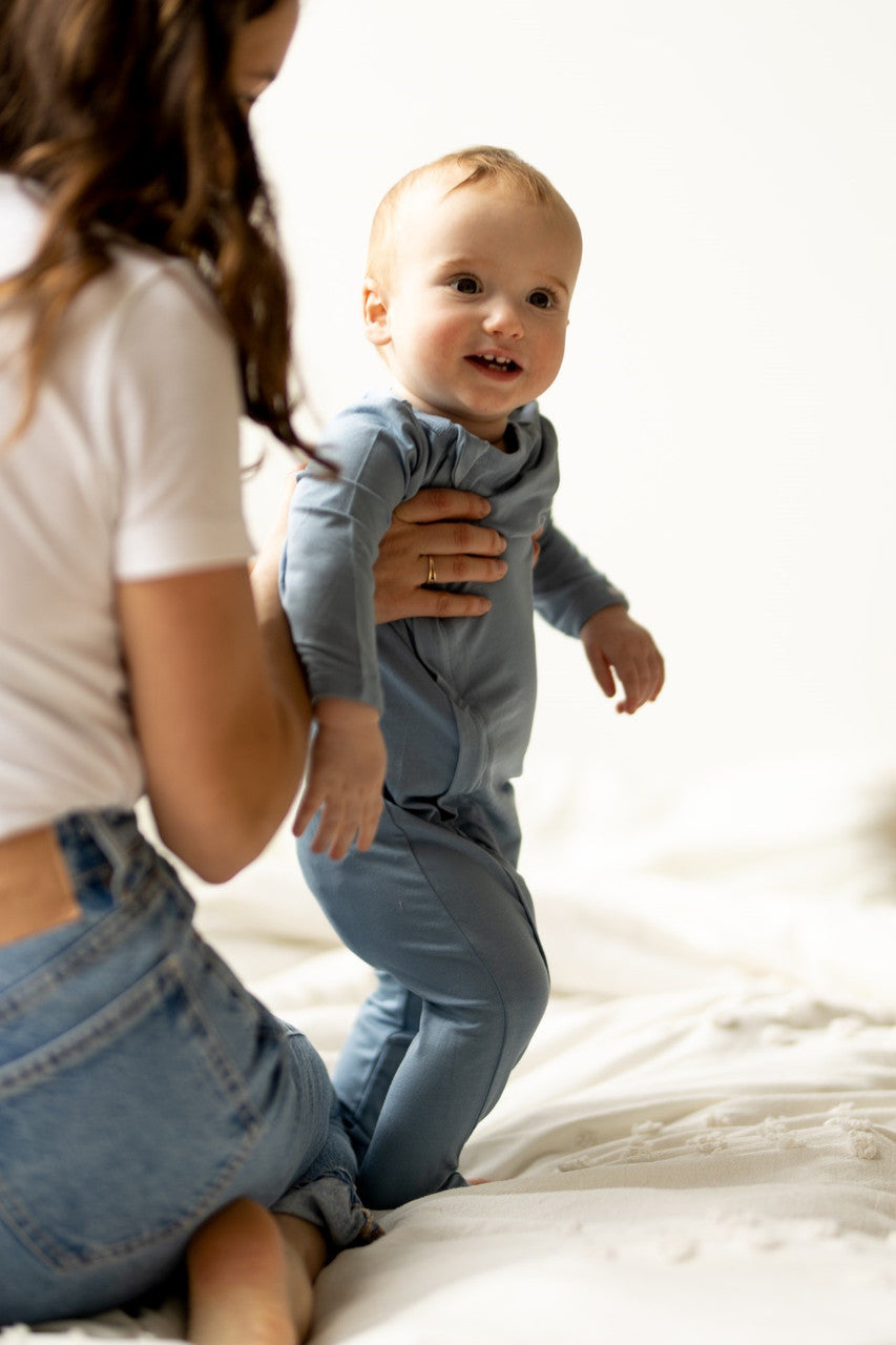 Boutique Petites Fleurs - Pyjama Coccoli pour bébé Bleu
