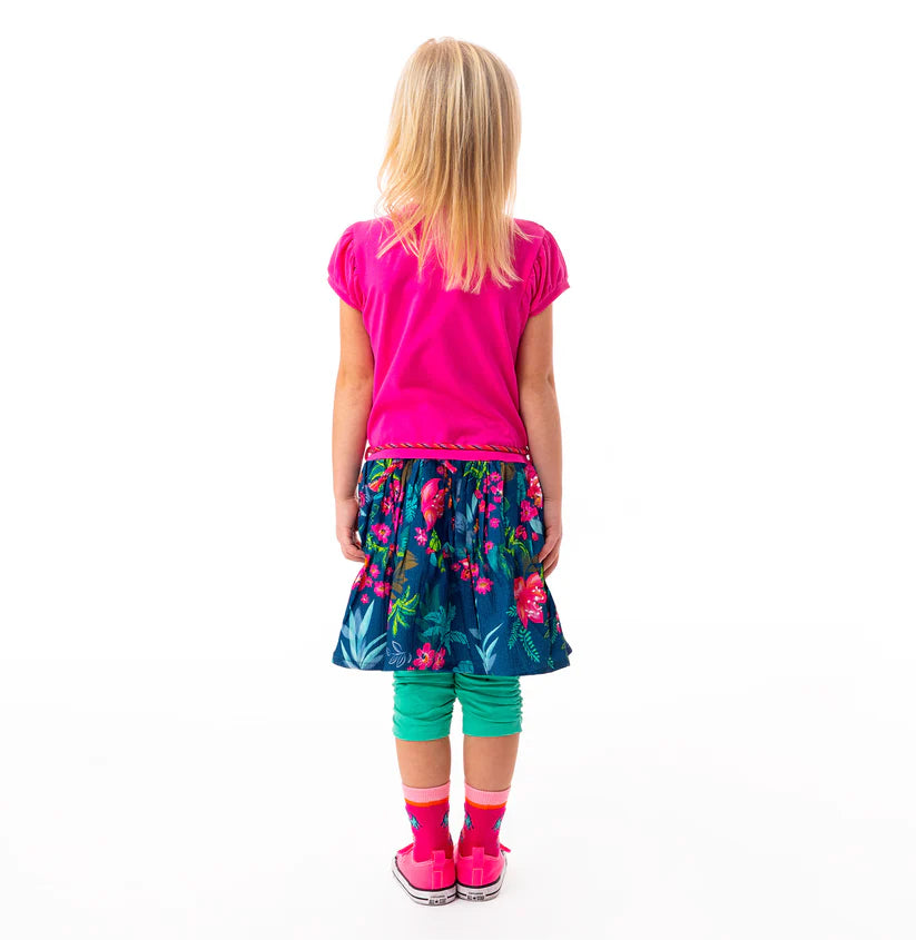 Boutique Petites Fleurs/ Robe fushia Jungle asiatique S2402-01/ Nano collection