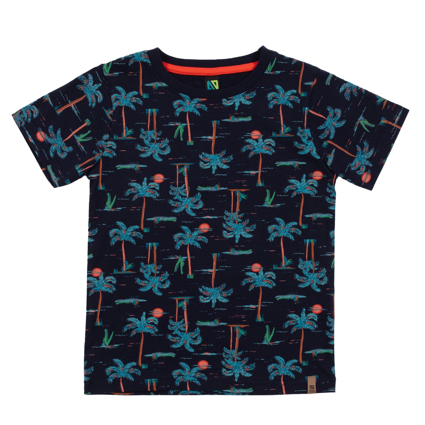 Boutique Petites Fleurs /T-shirt palmier Party Piscine S2403-07 / nano collection