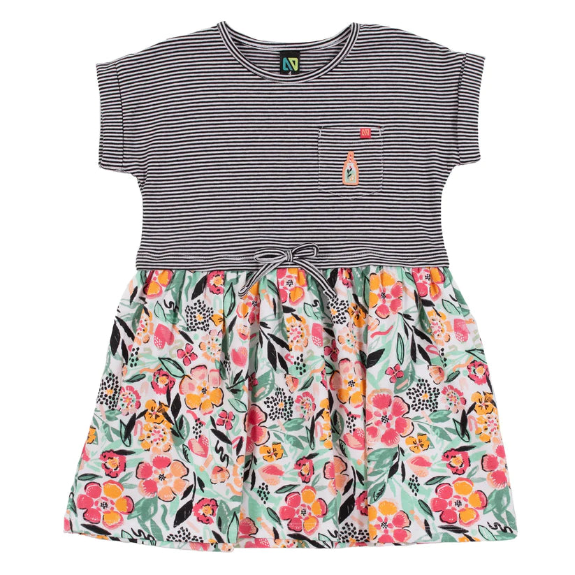 Boutique Petites Fleurs/ Tunique à rayure Pique-nique au soleil S2404-11/ Nano collection