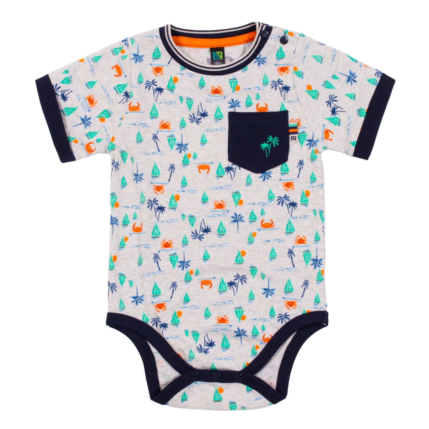 Short menthe pour bébé Le grand océan S2451-05