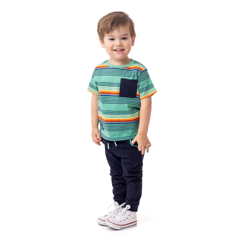 Boutique Petites Fleurs/ Jogger marine pour bébé Le grand océan S2451-08/ Nano collection
