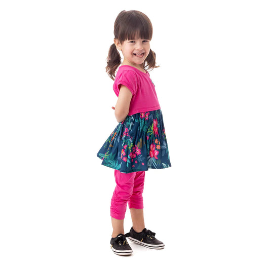 Boutique Petites Fleurs/ Robe pour bébé Mon éléphant d'Asie S2452-01/ Nano collection