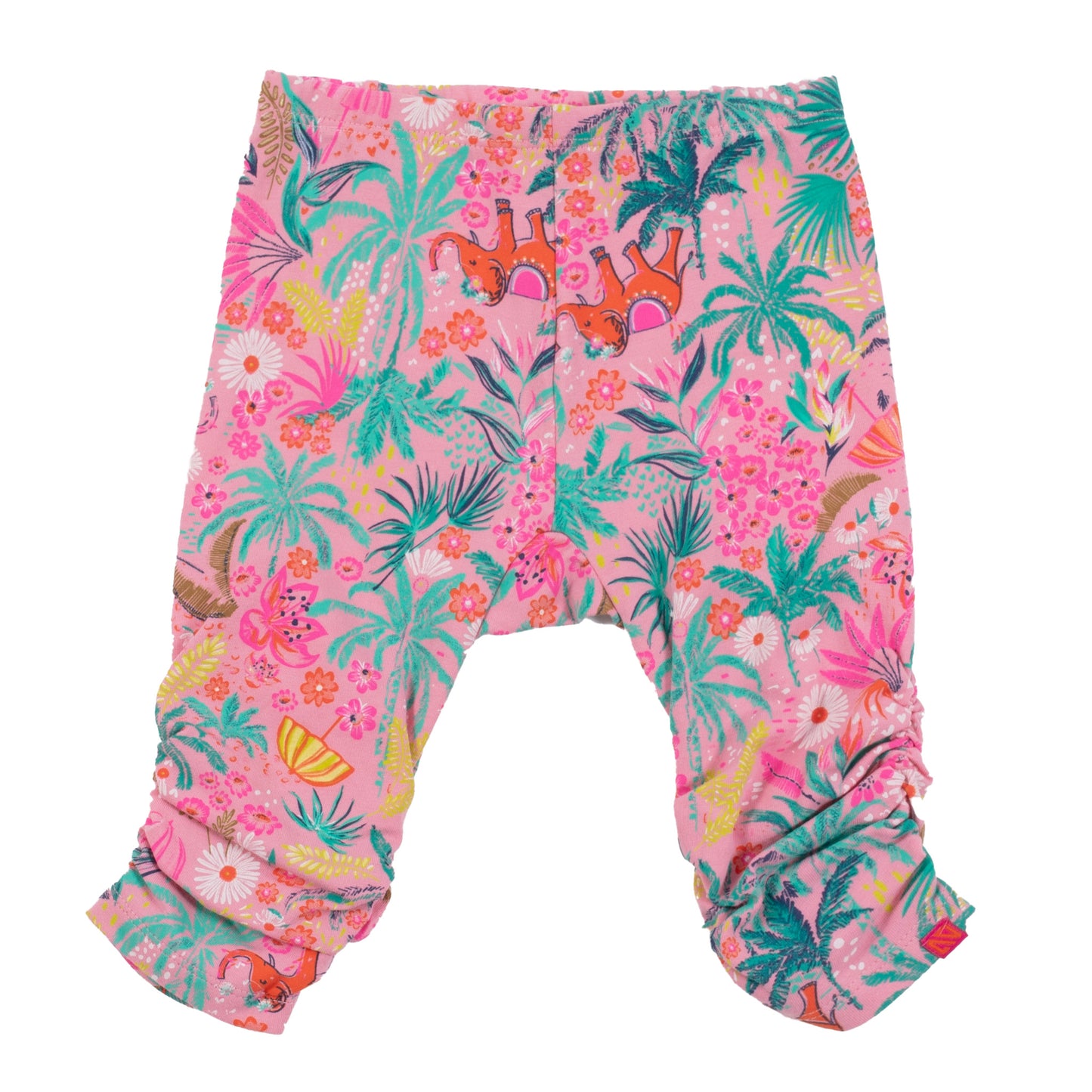 Boutique Petites Fleurs/ Legging 3/4 pour bébé à motif Mon éléphant d'Asie S2452-04/ Nano collection