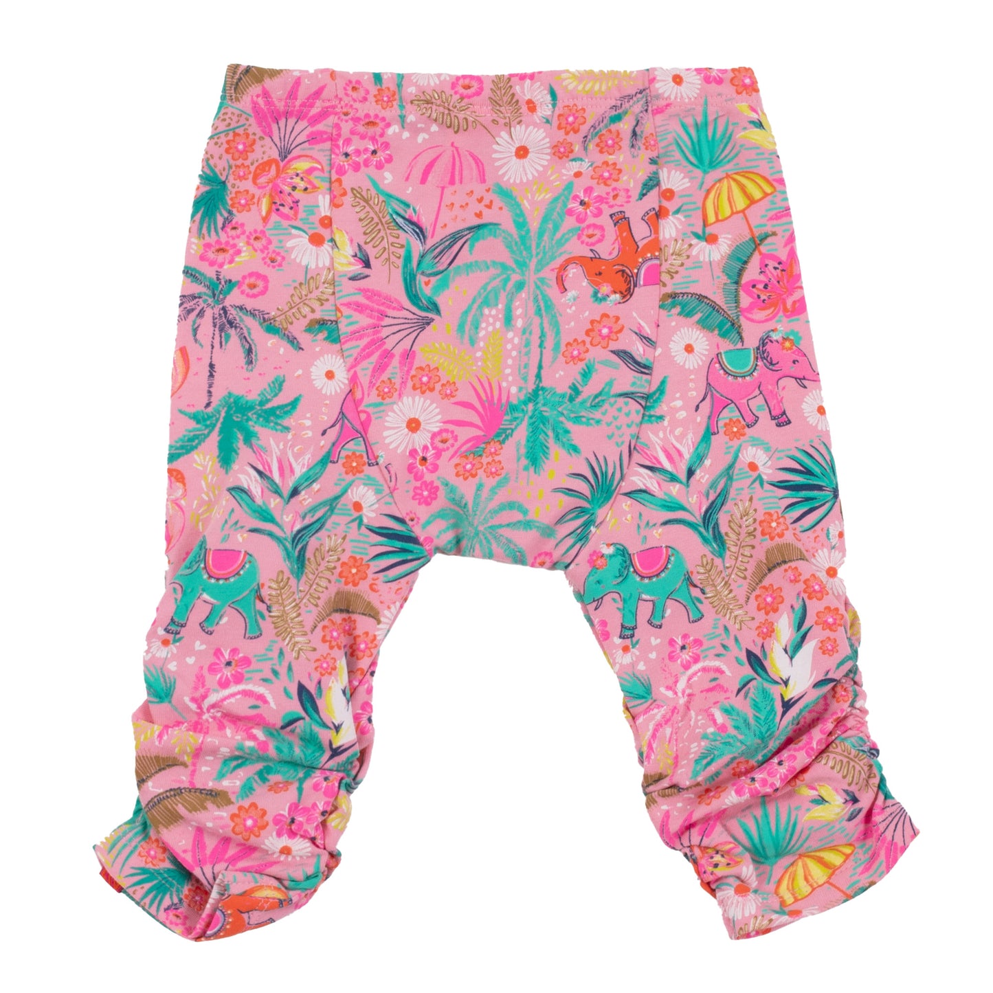 Boutique Petites Fleurs/ Legging 3/4 pour bébé à motif Mon éléphant d'Asie S2452-04/ Nano collection