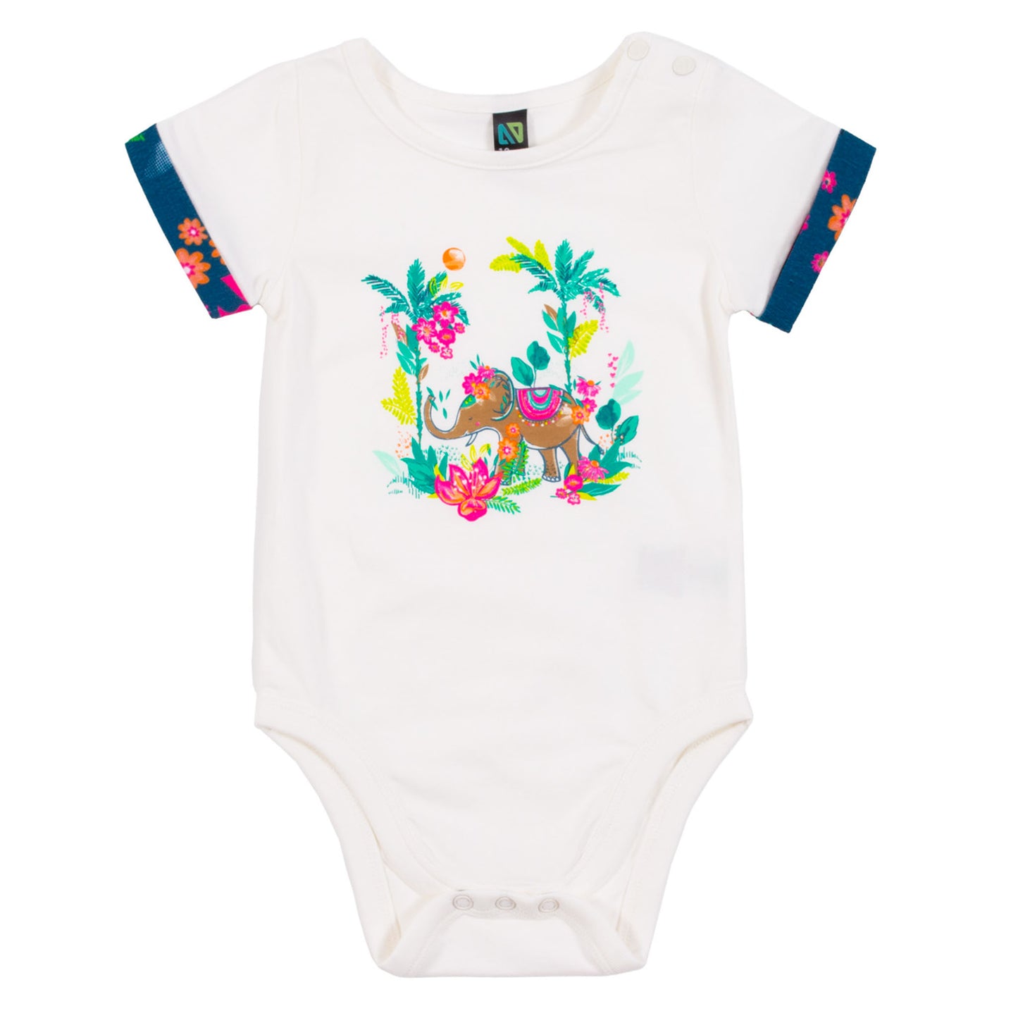Boutique Petites Fleurs/ Pantalon pour bébé Mon éléphant d'Asie S2452-08/ Nano collection