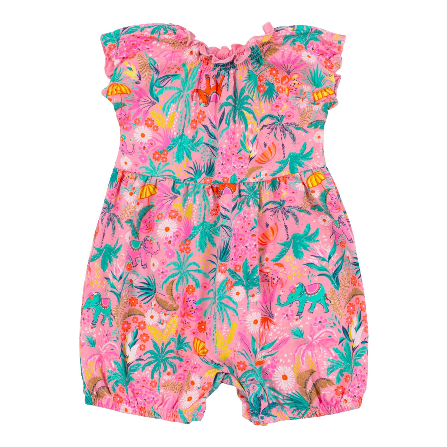 Boutique Petites Fleurs/ Barboteuse pour bébé Mon éléphant d'Asie S2452-09/ Nano collection