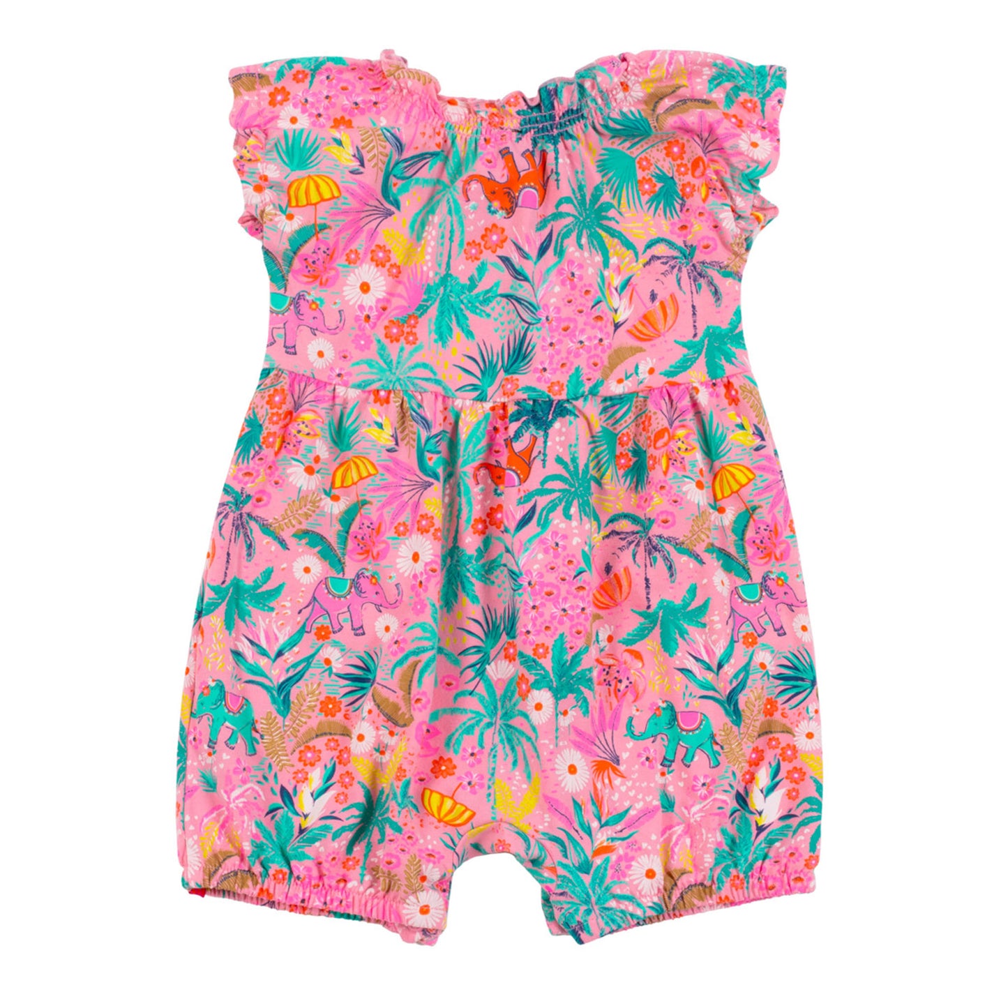 Boutique Petites Fleurs/ Barboteuse pour bébé Mon éléphant d'Asie S2452-09/ Nano collection