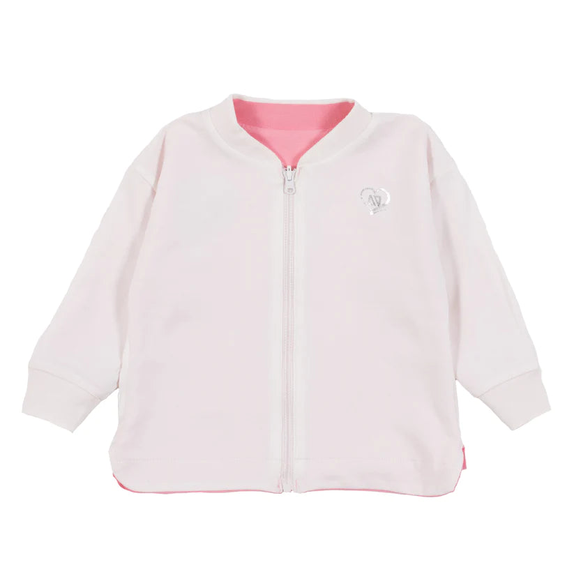 Boutique Petites Fleurs/ Veste réversible pour bébé Mon éléphant d'Asie S2452-09/ Nano collection