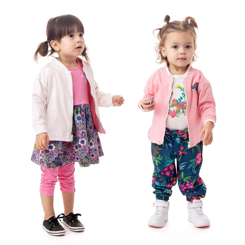 Boutique Petites Fleurs/ Veste réversible pour bébé Mon éléphant d'Asie S2452-09/ Nano collection