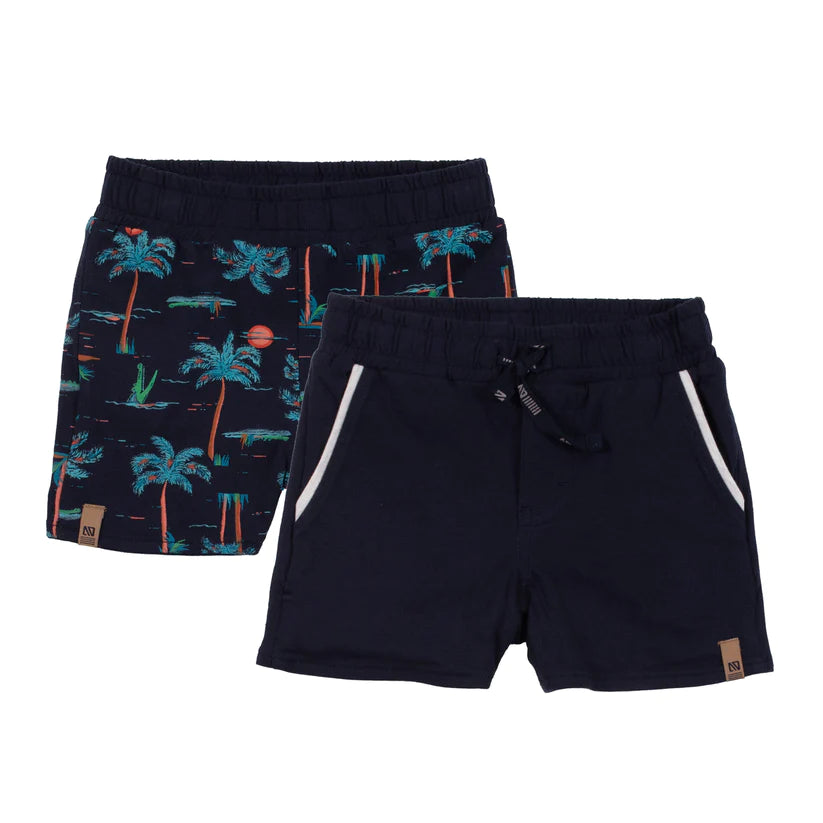 Boutique Petites Fleurs/ Short réversible pour bébé Un été à la piscine S2453-03/ Nano collection