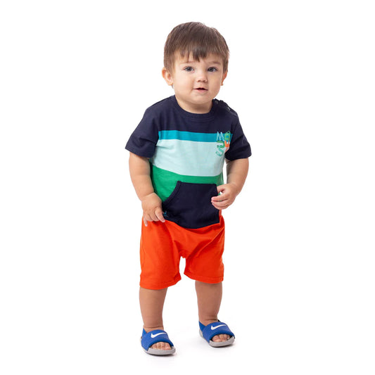 Boutique Petites Fleurs/ Barboteuse pour bébé Un été à la piscine S2453-06/ Nano collection