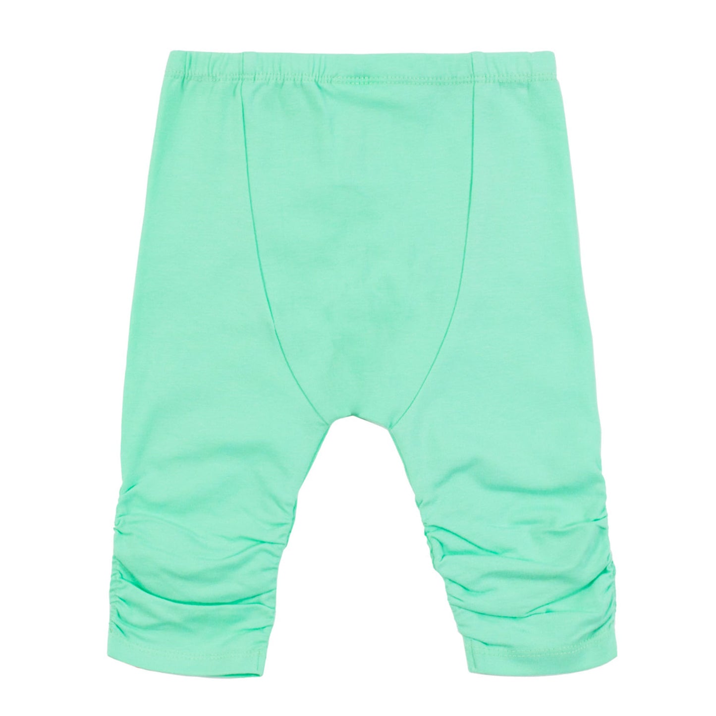 Boutique Petites Fleurs/ Legging 3/4 pour bébé menthe Petite pomme d'amour S2454-03/ Nano collection