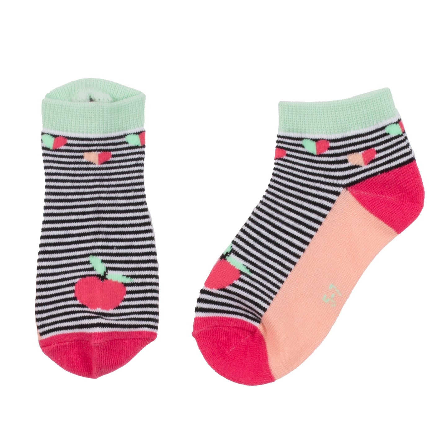 Boutique Petites Fleurs / Chaussette pour bébé Petite pomme d'amour S2454-20/ Nano collection