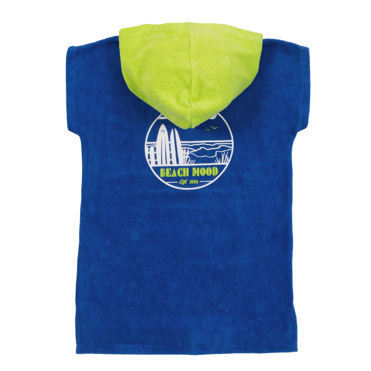 Boutique Petites Fleurs/ Poncho de plage Bleu royal S24BP600/ Nano collection