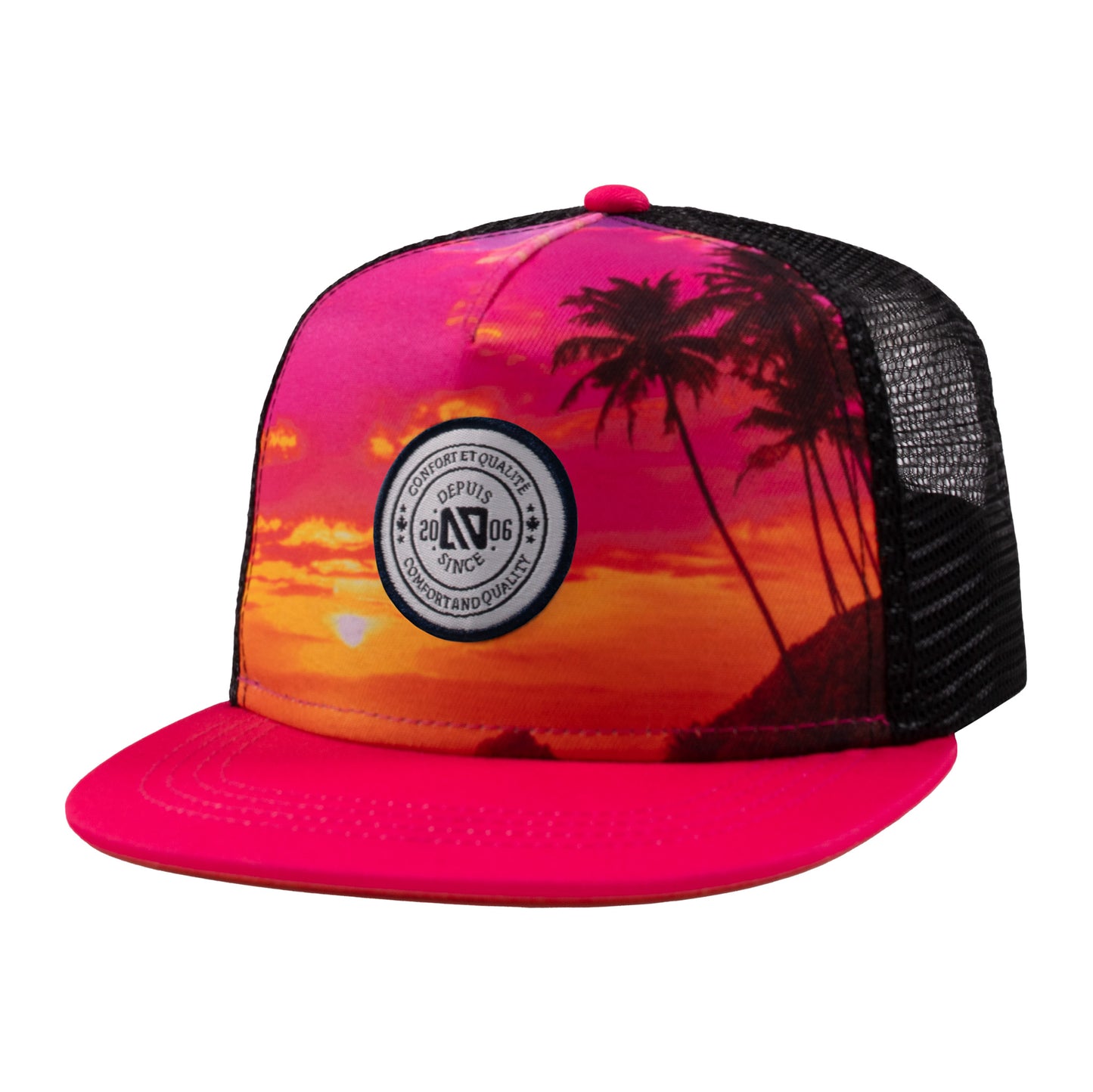 Boutique Petites Fleurs/ Casquette fushia couché de soleil S24CAS54/ Nano collection