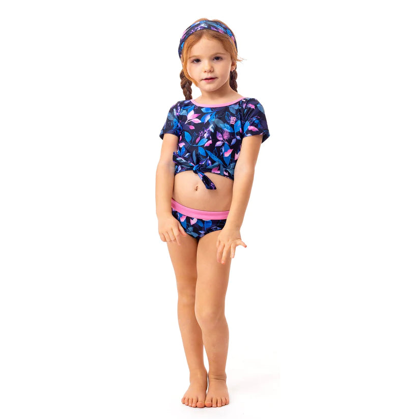 Maillot uv 2 pièces Marine motif S24S12-03