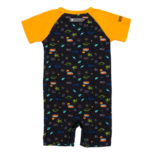 Combinaison maillot pour bébé Noire S24S311