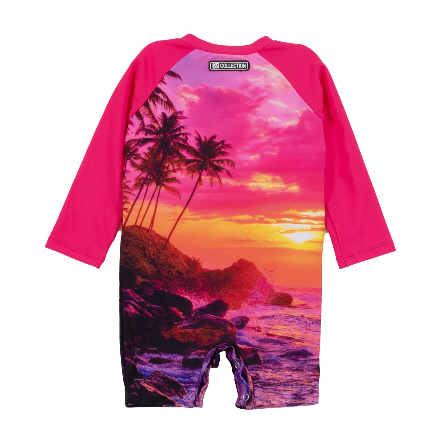 Boutique Petites Fleurs/ Combinaison maillot pour bébé couché de soleil S24S336-1/ Nano collection