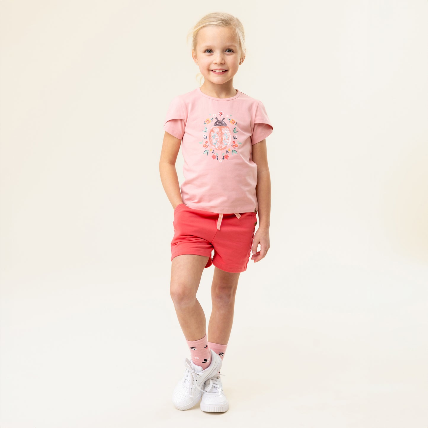Short rose Douce coccinelle S2504-07