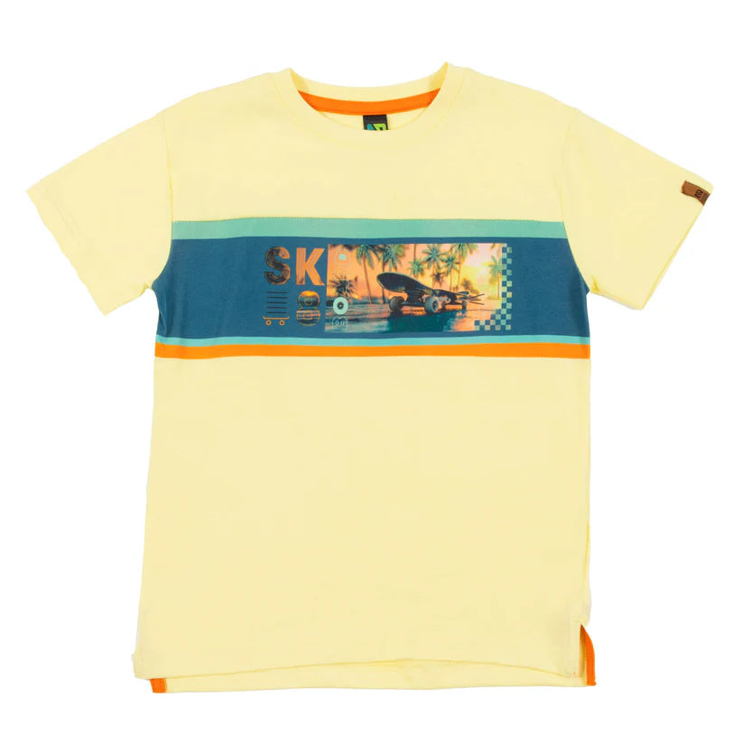 T-shirt jaune 360 Degrés S2505-03