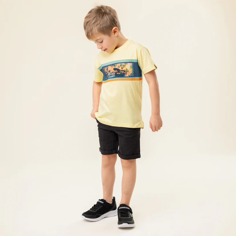 T-shirt jaune 360 Degrés S2505-03