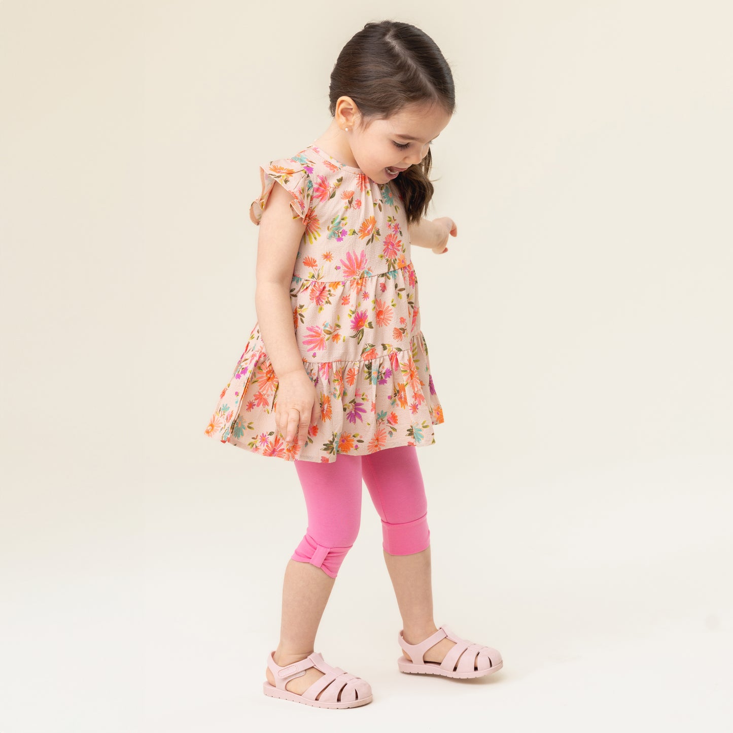 Ensemble Robe deux-pièces pour bébé Petite fleur S2556-01
