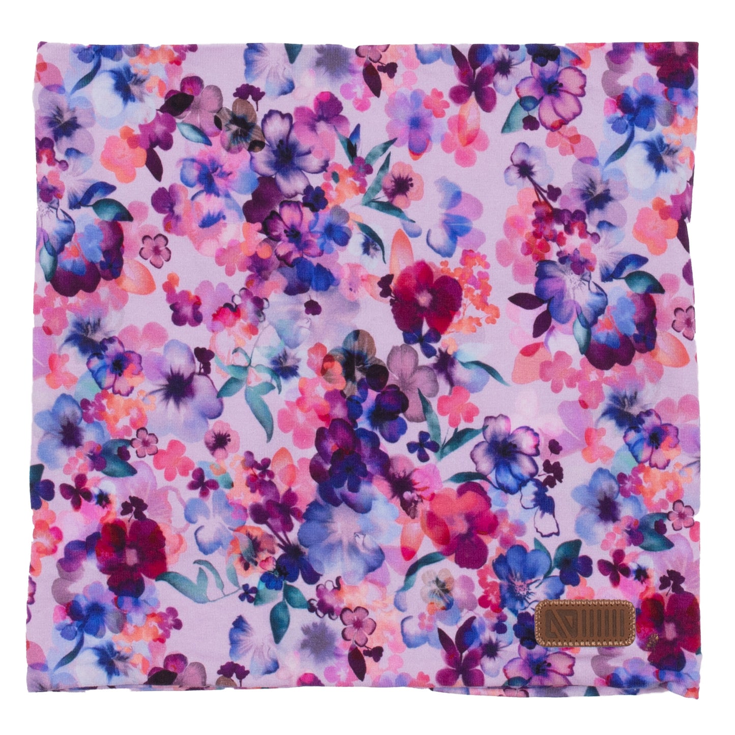 Cache-cou mi-saison lilas fleuris S25CACJ254
