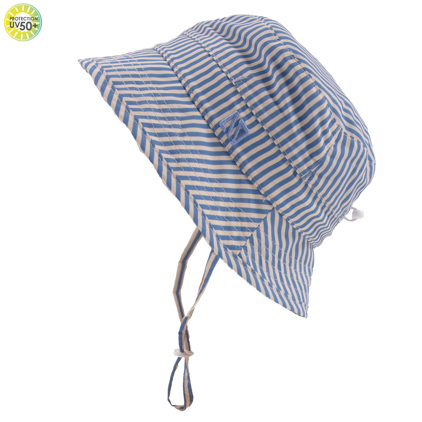 Chapeau Uv ajustable Bleu ligné s25cuv300