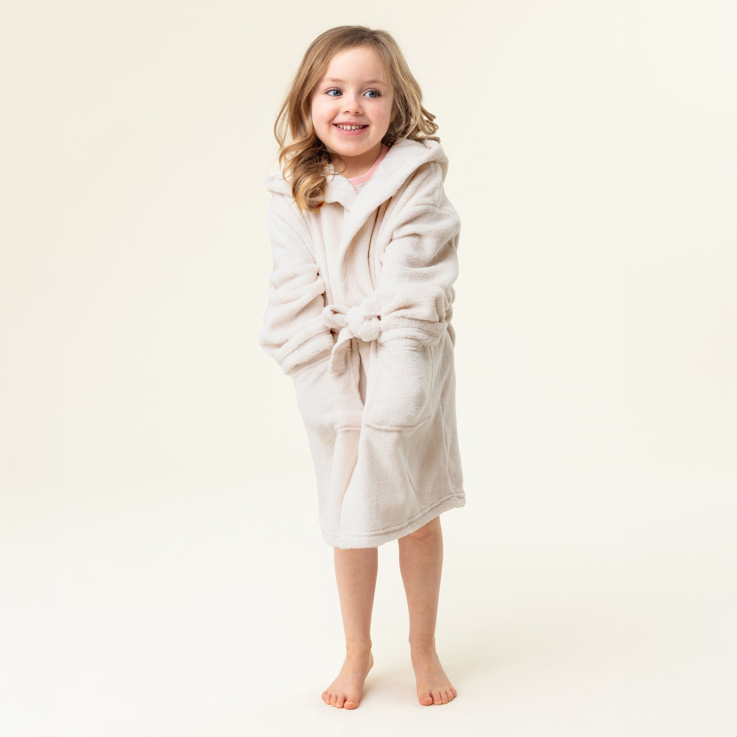 Boutique Petites Fleurs - Robe de Chambre/ peignoir Ivoire -Nano