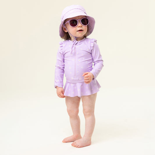 Combinaison maillot pour bébé Lilas S25S332