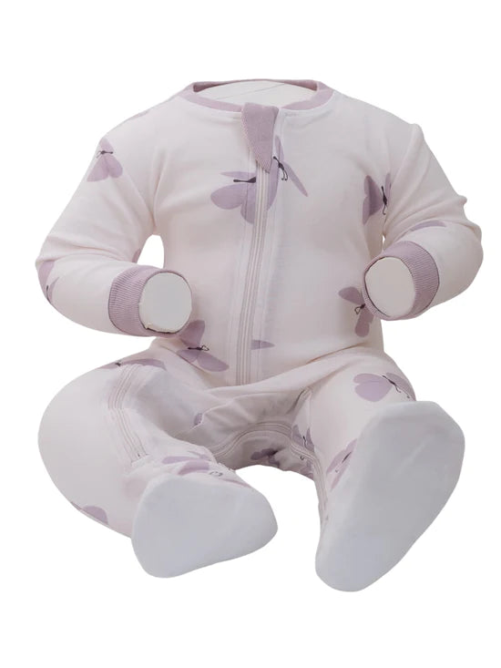 Boutique petites fleurs - Pyjama pour bébé et prématuré papilllons - Zippyjamz
