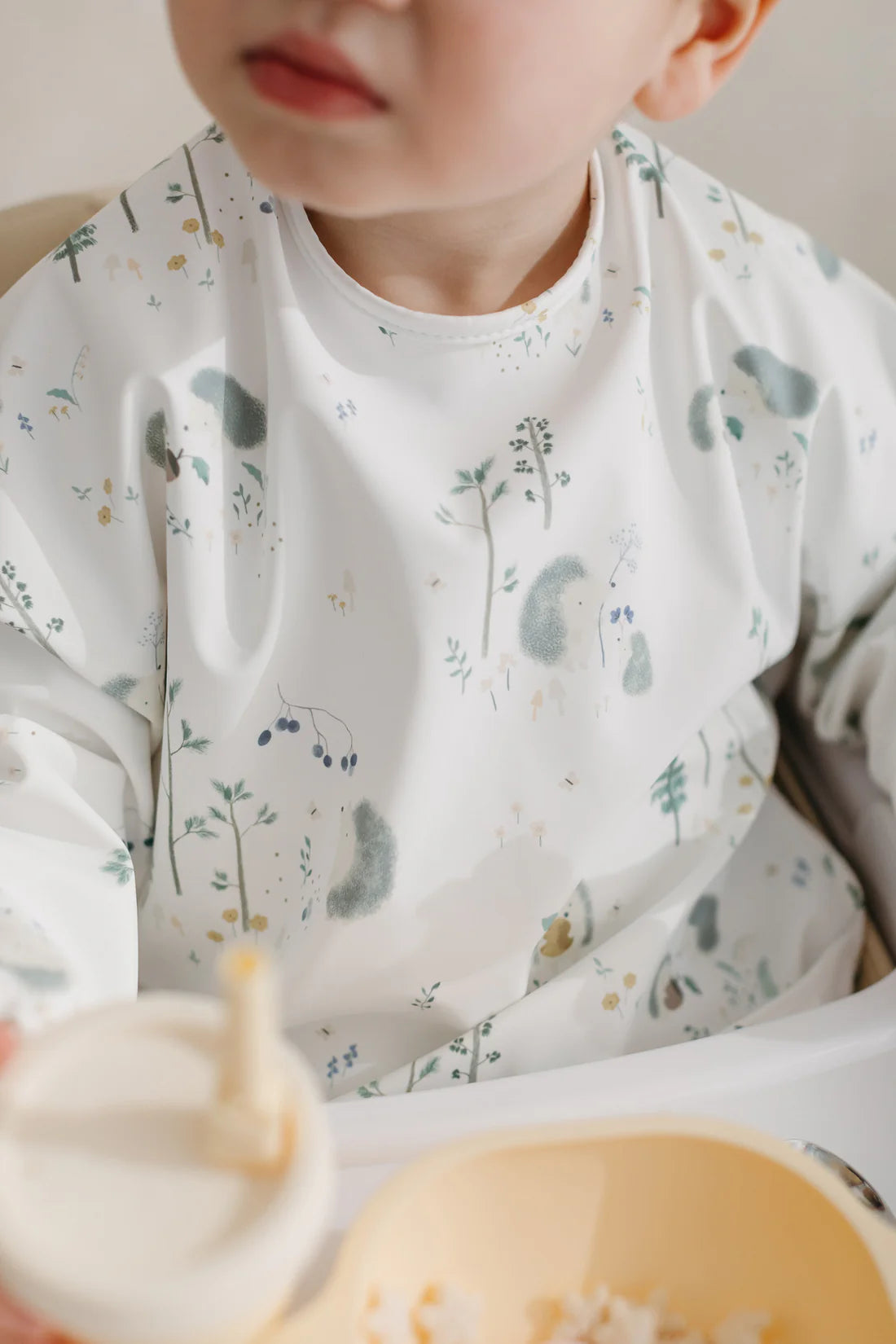 Boutique Petites Fleurs -Bavoir à manches longue Hérisson Loulou lollipop