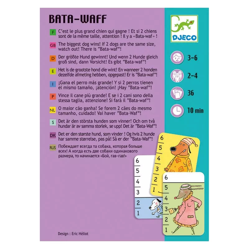Boutique Petites Fleurs - Jeu de cartes Bata-waf Djeco