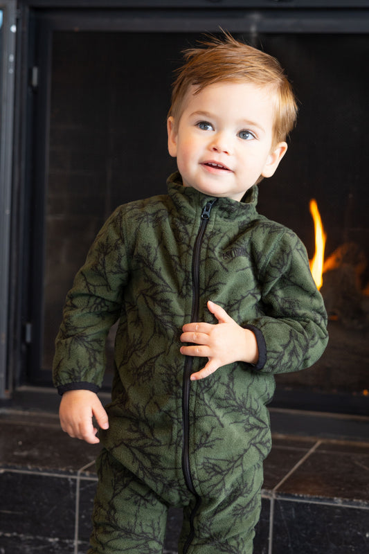 Boutique Petites Fleurs - Couche de base micropolaire pour bébé Dino BUWP703 - nano collection