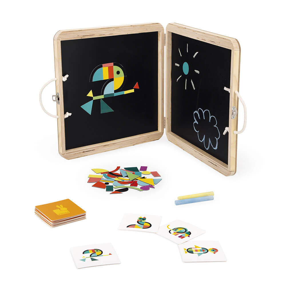 Boutique petites fleurs - Coffret Magnétique Casse-tête Animaux - Janod