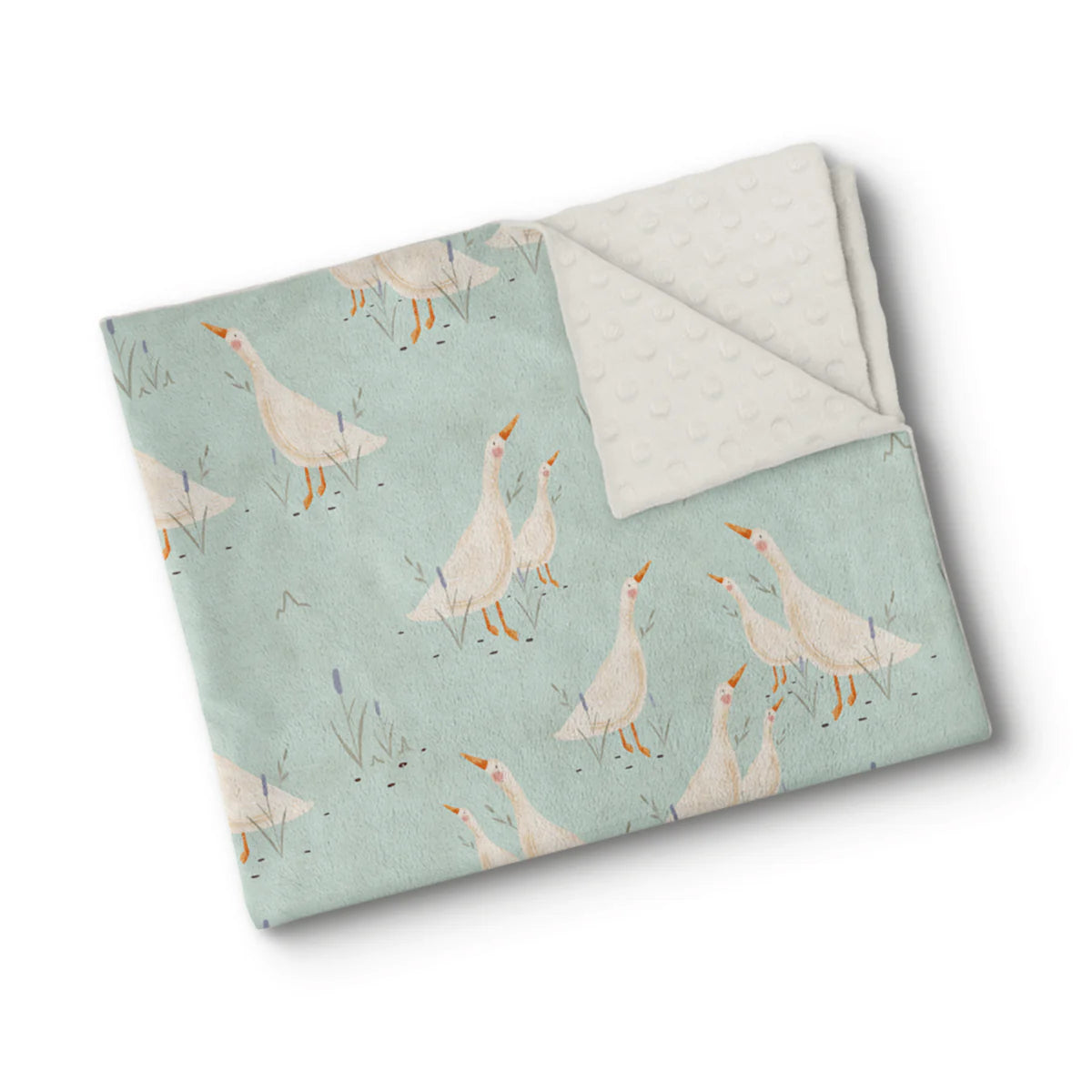 Boutique Petites Fleurs - Couverture Minky Duvet d'oies Oops