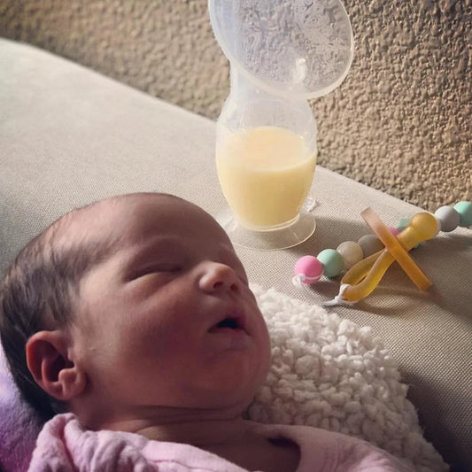 Tire-lait manuel en silicone 100ml Haakaa