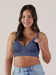 Soutien-gorge allaitement Plunge bleu