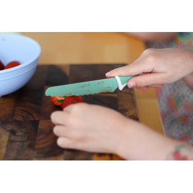 Boutique Petites Fleurs - Couteau pour enfant Kiddikutter vert sauge