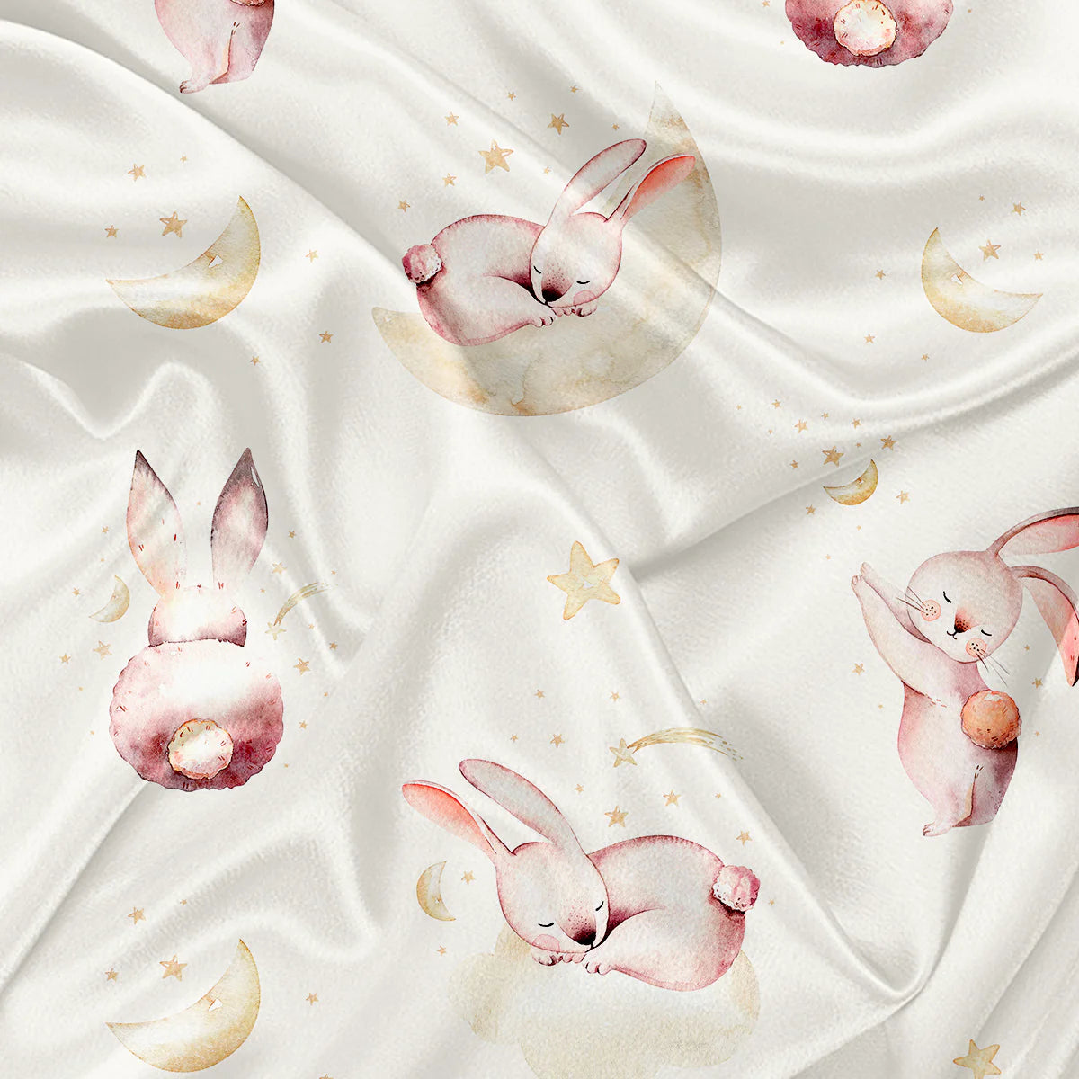Boutique Petites Fleurs - Couverture Minky Lapins doux - Oops