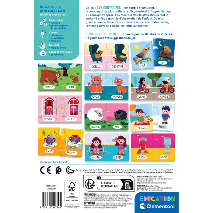 LES CONTRAIRES- clementoni education