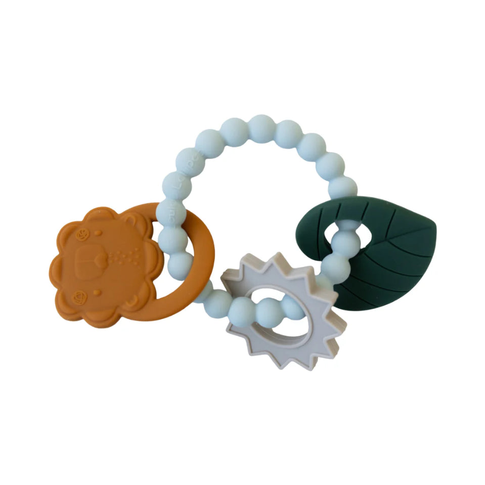 Boutique Petites Fleurs - Anneau de Dentition, Lion terracotta Loulou lollipop