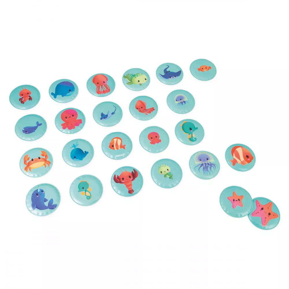 Boutique Petites Fleurs - Mémo de bain Mes bébés animaux - Janod