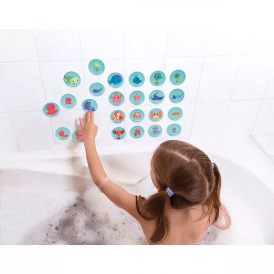 Boutique Petites Fleurs - Mémo de bain Mes bébés animaux - Janod