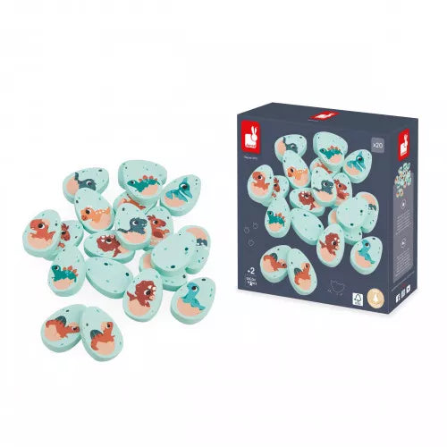 Boutique petites fleurs - TROPIK - Mémo Dino - Janod