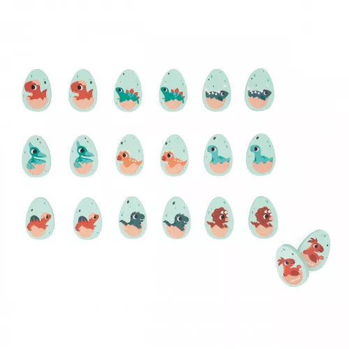 Boutique petites fleurs - TROPIK - Mémo Dino - Janod