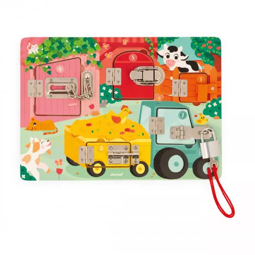 Planche à cadenas La ferme - Janod